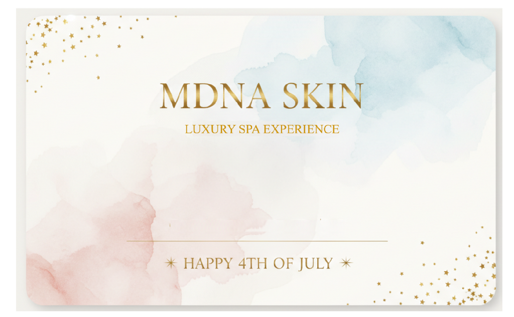 $100 MDNA SKIN Independence Day Gift Card